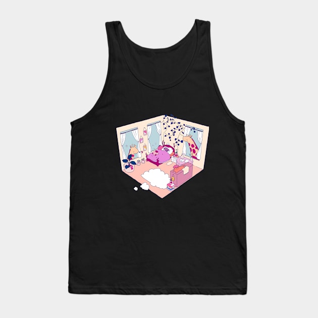 snoozing. Tank Top by tofuvi